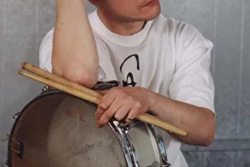Андрей Мазырин (барабаны), сентябрь 2002 года