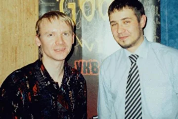 Юрий Солотин и Олег Любимов - лидер группы X-BAND
