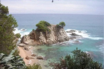 LLORET DE MAR. ВИД С УТЕСА. ПОЧТИ ОСТРОВ БАУНТИ!
