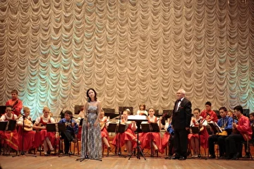На концерте с Дилией Куанышевой