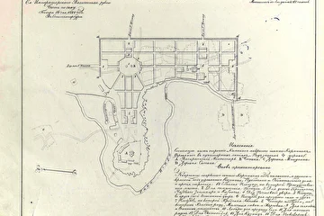 План Воскресенска 1784 г