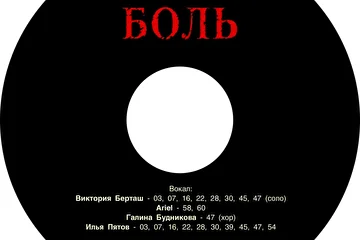 Илья Пятов - Боль (вокал - Виктория Берташ, Ariel, Галина Будникова, И. Пятов) (2016)