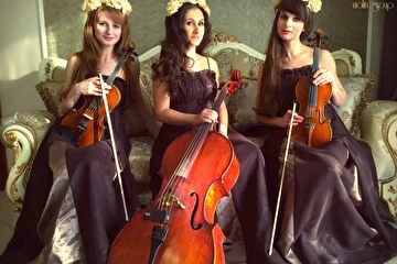 Струнное трио Violin Group DOLLS - живая музыка на встречу гостей