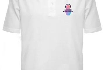 Рубашка поло (р.42-52), логотип спереди, надпись сзади. Хлопок 100%.