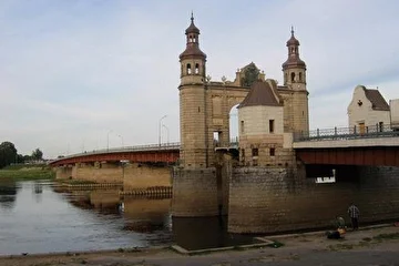 Город Советск, граница с Литвой