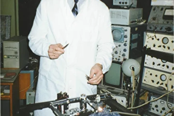 В нейрофизиологической лаборатории кафедры нормальной физиологии Смоленской государственной медицинской академии.
Смоленск, 1997 год.
