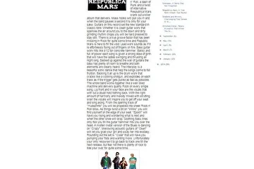 Отличная рецензия на наш второй альбом "Музыка подвалов". Прочитать в источнике можно по ссылке http://musicreviewsbymichael.blogspot.co.uk/2015/10/respublica-mars-true-rock-album-that.html