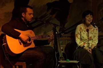 Выступление Василия Полётова и Мариато в клубе "Трамплин"