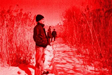 Пробираясь в Китай на сольный концерт, Поганцы заблудились в камышах,но на счастье встретили своего друга Шикельгрубера возвращающегося с  границы с полным рюкзаком китайской пиротехники, которой он торговал у себя на районе,и во время пиротехнического взрыва он собственно их и сфотографировал!