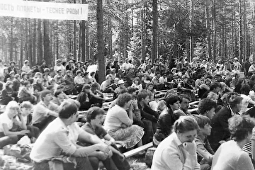 Этот фестиваль в Городище под Череповцом в мае 1984-го организовали Александр Башлачев и Леонид Парфенов.