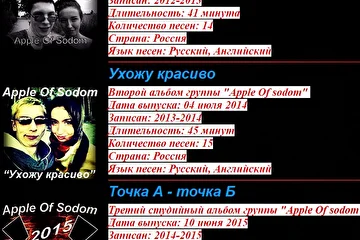 Группа Apple Of Sodom