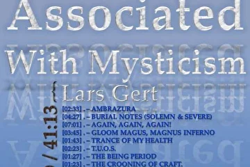 Lars Gert. "Associated with mysticism" (LP, 2013). Back cover