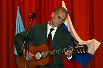 Выступление на Московском фестивале песни пожарных и спасателей