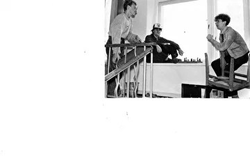 Слева Алексей Кузнецов, в центре Олег Некрасов, справа Сергей Осипов, Концерт в ОДК г.Владимира (1990 г.)