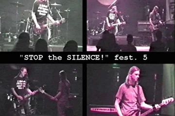 10.04.2002, фестиваль "STOP the SILENCE!". Необычное для нас выступление - мы играем втроем!