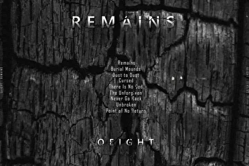 ARTIST: Qeight 
ALBUM: Remains
EDITION: Simple 
RELEASE DATE: Jule |31.2020| 
CATALOG: ENDQUE066
GENRE: #Ambient #DarkAmbient #Dron #Orchestral #Epic #Violence #Experimental

ABOUT 'REMAINS' 

Remains - это хронология событий всех периодов чеченской войны.

Он стоял на разбитом балконе и сквозь слёзы всматривался в озарённое рассветом небо, что-то выискивая, и в лице его было столько разочарования, вопрошания и мольбы, что мир должен был бы его понять...
... но миру было не до этого.

TRACKLIST 

Remains
Burial Mounds
Dust to Dust
Cursed
There Is No God
The Unforgiven
Never Go Back
Unbroken
Point of No Return

AVAILABLE ON 

Beatport, iTunes, Juno, Spotify, Traxsource, Google Play, Deezer, Tidal, Soundcloud, Pandora, Tencent, Bandcamp, Jamendo, Pond5, Shazam, YouTube, MixCloud, Saavn, Alibaba, NetEase, Anghami, Tik Tok, Boom, Yandex & VK 

REVIEW 'REMAINS' 

www.endlessquest.bandcamp.com/album/remains

MORE INFO 

Music by Qeight 
Attention! The album contains real chronicles of the Chechen war
Production by EQM 

Copyright © 2012-2020 EQM