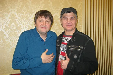 Слава Прибрежный, Игорь Слуцкий (ТВ-Съёмка передачи Голубой Огонек) 2017г