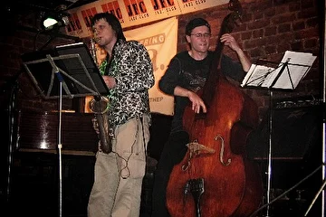 Miцне Band, гастроли в Санкт - Петербурге. JFC - JazzClub
Роман Соколов, Александр Чарский