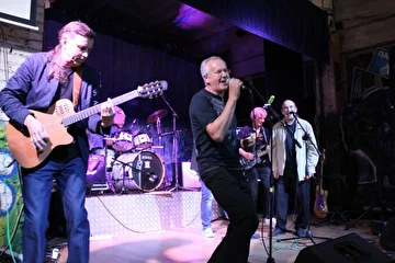 Джем сессия с группой "Второе рождение". Дмитрий Фонарев, Игорь Стрельников, Дмитрий Орловский, Виталий Варанов, Олег Гиндин.