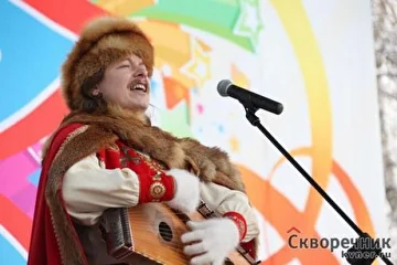 Выступление гусляра Ивана Самоварова и его "Иван-Чая" на праздновании Масленицы в Кузьминках. Организация концертов +7(903)670-28-18 (Москва)