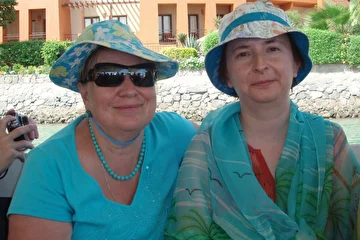 Я и моя подруга Оля в Египте 2009 г.