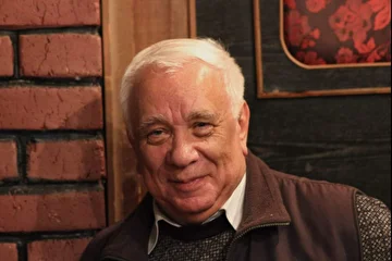 Михаил Кукулевич во время фестиваля "Мой друг – художник и поэт". Черноголовка, 15.12.2015. Фотограф – Вера Авдеева.