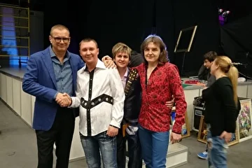 На фото (слева-направо): Андрей Ковалёв, Юрий Прибылов, Вячеслав Сидоренко, Сергей Серков