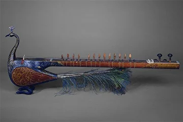 Индийский музыкальный инструмент (подобие лютни) 1880 г