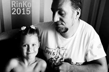 Виктор Ринкевичус (RinKo) с дочкой 2015г