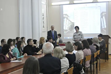 Творческая встреча со студентами и преподавателями Института культуры г. Луганска