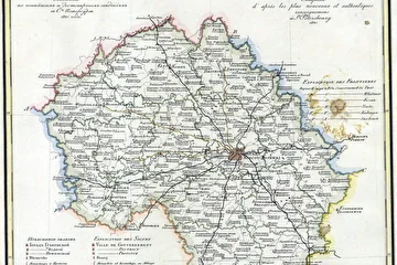 Московская Губерния карта 1821 года
