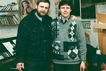 Виктор Поздняков и Роман Насиб - Студия Адыгейского Драматического Театра - Майкоп - 1995 год.