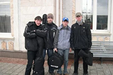Коллектив в полном новом составе перед выступлением в г. Ижевск с группами НАИВ и Кукрыниксы