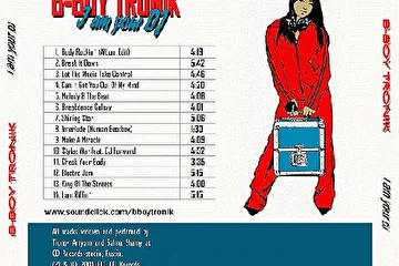 Back Cover of B-Boy Tronik` 4th Album `I am Your DJ` 2004