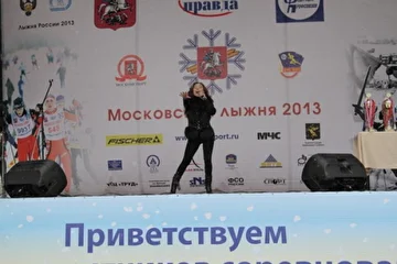 Московская лыжня 2013: Ирина Кольба