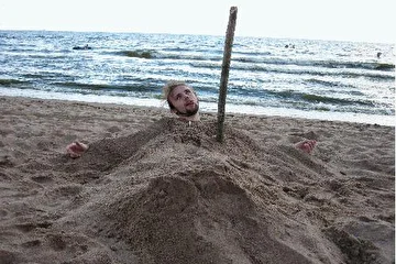 пляж на Финском заливе Солнечное