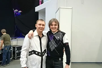 Юра с Сергеем Серковым