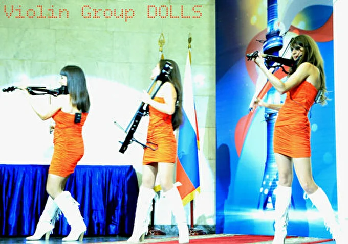 Скрипичное шоу Violin Group DOLLS 09 января 2013 Останкино Москва
