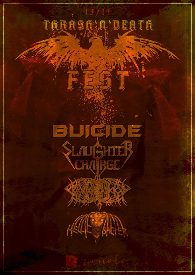 Thrash'n'Death Fest 02 ноября 2021 клуб Zoccolo 2.0 Санкт-Петербург