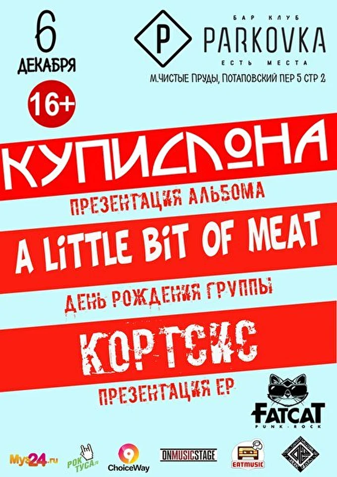 FatCat 04 декабря 2015 Клуб PARKOVKA Москва