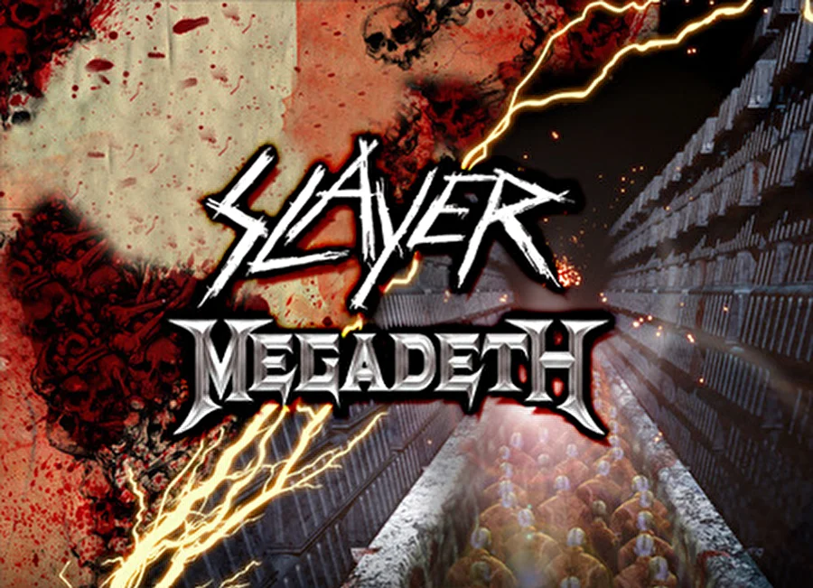 Совместный концерт двух мастодонтов стиля hard and heavy - Slayer и Megadeth на одной сцене