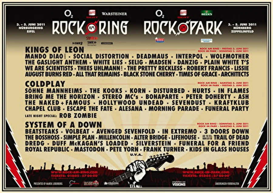 Rock Am Ring-2011 - возвращение System Of A Down