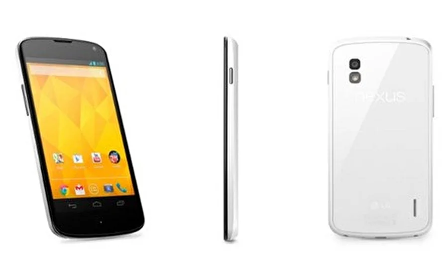 Белый Nexus 4 — первые пресс-фото